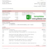 editable template, Bahrain Al Salam bank statement easy to fill template in Excel and PDF format