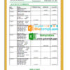 editable template, Belgium Crelan bank statement easy to fill template in Excel and PDF format