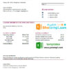 editable template, Barbados Butterfield bank statement easy to fill template in .xls and .pdf file format