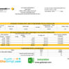 editable template, Australia Commonwealth Account Bank statement template in Excel and PDF format, fully editable