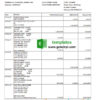 editable template, Bahrain Al Baraka bank statement easy to fill template in .xls and .pdf file format