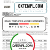 editable template, USA First Century bank proof of address statement template in Word and PDF format (.doc and .pdf)