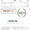editable template, United Kingdom Starling bank statement template in Word and PDF format, good for address prove