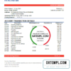 editable template, UAE First Abu Dhabi Bank statement easy to fill template in .xls and .pdf file format