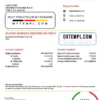 editable template, Senegal Attijariwafa Bank proof of address statement template in Word and PDF format