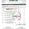 editable template, Peru Banco de Credito del Peru (BCP) bank statement easy to fill template in Excel and PDF format