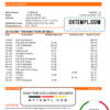 editable template, Latvia Swedbank bank statement easy to fill template in .xls and .pdf file format