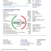 editable template, Uzbekistan Aloqabank Bank statement easy to fill template in .xls and .pdf file format