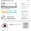 editable template, Bangladesh Electricity Generation Company of Bangladesh utility bill template in Word and PDF format