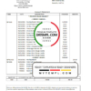 editable template, USA University of Southern Indiana account billing statement template in Excel and PDF (.xls and .pdf file) format