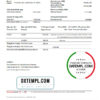 editable template, Vietnam Techcombank bank statement easy to fill template in Excel and PDF format