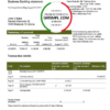 editable template, Liberia IB International Bank proof of address statement template in Word and PDF format