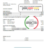 editable template, Venezuela BBVA bank statement easy to fill template in .xls and .pdf file format