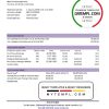 editable template, USA Truist Bank statement template in .xls and .pdf file format