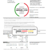 editable template, USA PNC bank statement template in .xls and .pdf file format