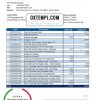 editable template, USA Ohio Sutton Bank statement template in .xls and .pdf file format