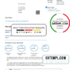 editable template, United Kingdom Standard Life proof of address pension statement in Excel and PDF (.xls and .pdf) format