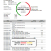editable template, USA MOVO bank statement template in Excel and PDF format