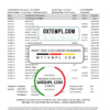 editable template, Singapore OCBC Bank statement template in Excel and PDF format