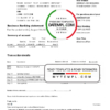 editable template, USA BMO Bank of Montreal bank proof of address statement template in Excel and PDF format