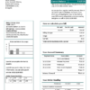 editable template, Mongolia Energy Corporation (MEC) electricity utility bill template in Word and PDF format