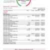 editable template, USA BB&T Corp. bank statement easy to fill template in .xls and .pdf file format