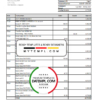 editable template, Uruguay Itau Bank statement template in .xls and .pdf file format