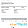 editable template, Poland Play utility bill template in Word and PDF format