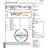 editable template, United Kingdom Yorkshire bank statement easy to fill template in Excel and PDF format