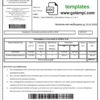 editable template, Russia Gazprom utility bill template in Word and PDF format, fully editable