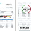 editable template, United Kingdom Revolut Bank statement easy to fill template in Excel and PDF format (3 pages)