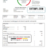 editable template, United Kingdom NatWest bank proof of address statement in Word and PDF format (.doc and .pdf)