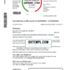 editable template, United Kingdom HM Revenue & Customs tax credits award statement template in Word and PDF format (.doc and .pdf)