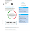 editable template, United Kingdom Barclays bank statement template in .xls and .pdf format, version 2