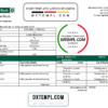 editable template, Sri Lanka Amana Bank statement easy to fill template in Excel and PDF format