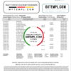 editable template, Singapore OCBC bank proof of address statement template in Word and PDF format, fully editable