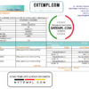 editable template, Pakistan The Bank of Khyber bank statement easy to fill template in Excel and PDF format