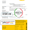 editable template, New Zealand Ami Insurance Limited bank statement template in Excel and PDF format