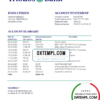 editable template, Netherlands Triodos Bank statement easy to fill template in Excel and PDF format