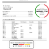 editable template, Mongolia Arig Bank proof of address statement template in Word and PDF format