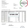 editable template, Switzerland Credit Suisse bank proof of address statement template in Word and PDF format (.doc and .pdf)