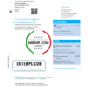 editable template, United Kingdom Barclays bank statement template in .doc and .pdf format, version 2