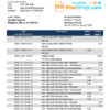 editable template, Botswana Bank Gaborone proof of address bank statement template in Word and PDF format