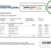 editable template, Thailand Bangkok Bank Savings Account statement template in Word and PDF format