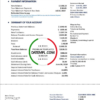 editable template, Uzbekistan Aloqabank proof of address statement template in Word and PDF format