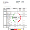 editable template, Romania CEC Bank statement template in Word and PDF format