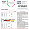 editable template, Poland Bank Pekao S.A bank statement template in .doc and .pdf format, fully editable