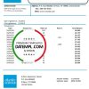 editable template, USA Charles Schwab & Co bank proof of address statement template in Word and PDF format