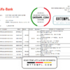 editable template, Russia Alfa bank proof of address statement template in Word and PDF format