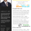 editable template, Creative and Professional Resume template in WORD format